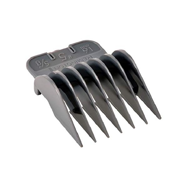 Replacement #5 ⅝" (16mm) Stubble Comb for Select Remington Haircut Kits HC363, HC5010, HC5015, HC5020, HC5030, HC5060, HC5850, HC5855, HC5870, HC8017, HC822, HC920, HC921, HC1090, HC6550