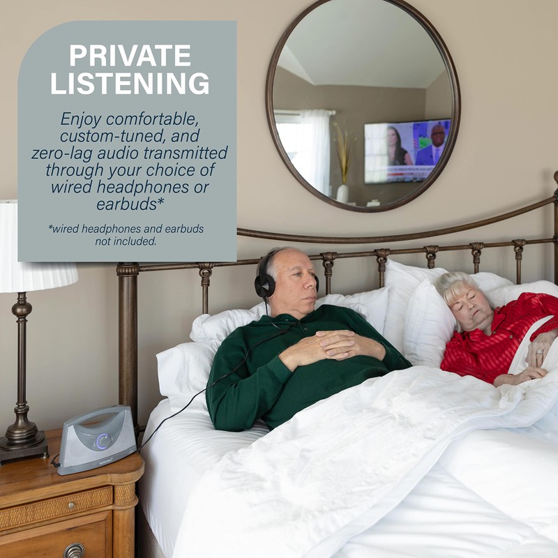 SEREONIC Wireless TV Speakers for Hard of Hearing - Portable,