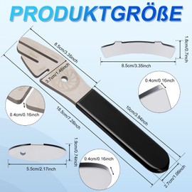 Newofview Bicycle Disc Brake Correction Key with Oval and Curved Adjustment Keys, Disc Brake Adjustment Aid Brake Discs Straightening Tool Bicycle Disc Brakes, Alignment Tool