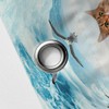 Grtuspr Funny Cat Shower Curtain Set, Cute Cat Riding Shark