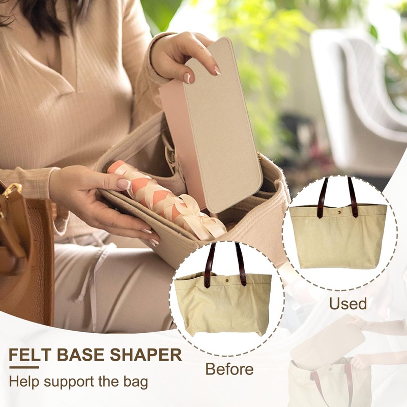 PATIKIL Felt Base Shaper 12x5 Inch, Bag Bottom Shaper Pad