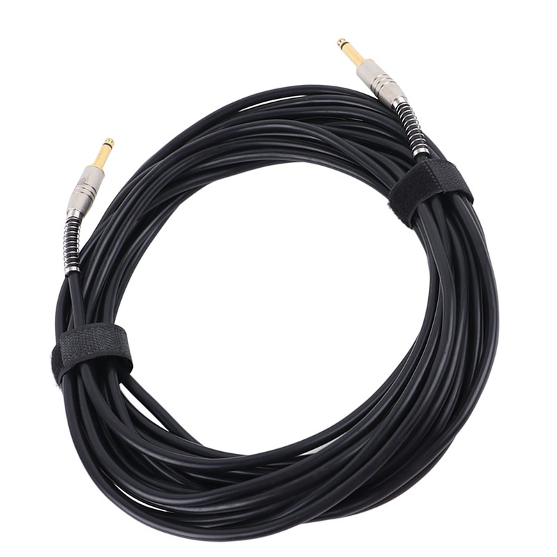 6.35mm Instrument Cable Noise Reduction Audio Device Connection Cable for