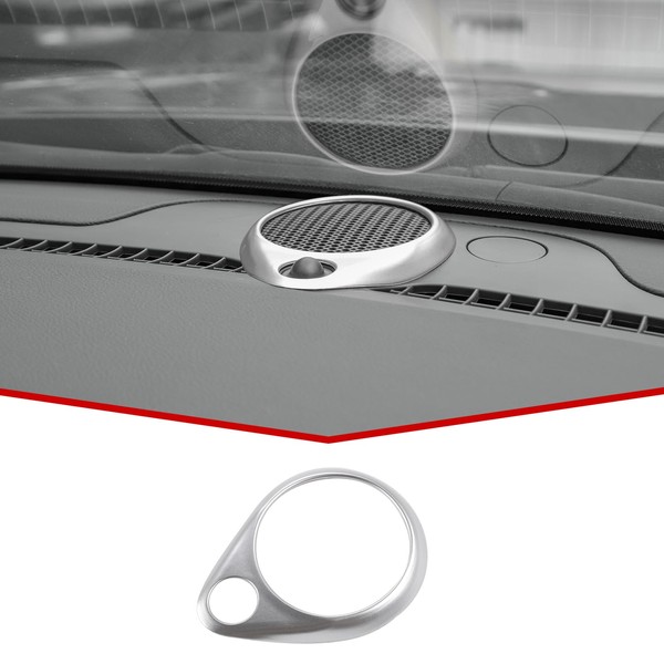 JeCar Dashboard Speaker Trim Cover ABS Interior Decoration Accessories Compatible