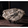 XINDAM Resin Dinosaur Fossil Statue Model Simulated Skeleton Home Office