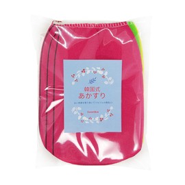 Akasuri Towel, Set of 3, Korean Acasri Limiton, Scouring Sponge, Acasri, Gloves, Firm