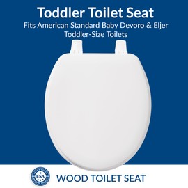 Round Commercial Open Front Toilet Seat with STA-TITE