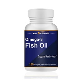 Omega3 Aceite de Pescado 1000mg, Salud del Corazón, 120 cápsulas blandas                                                                              