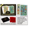 DA VINCI Fiori 100% Plastic Playing Cards - Bridge Size