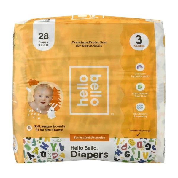 Hello Bello Premium Baby Diapers Size 3 27 Count of