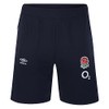 Umbro Mens England Rugby Fleece Shorts 2023 2024 Adults Navy