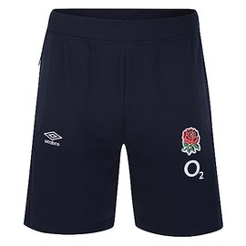 Umbro Mens England Rugby Fleece Shorts 2023 2024 Adults Navy Blazer XL