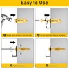 50Pcs Self Drilling Drywall 30mm Anchors & 50Pcs 30mm Screws