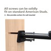 NEODROP 4-Pack 4 Inch Hidden Floating Shelf Bracket, Heavy Duty