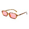 NULOOQ Retro Rectangular Sunglasses for Women, 90s Trendy Small Narrow