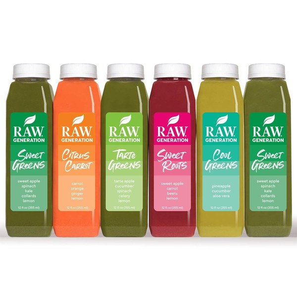 5-Day Skinny Cleanse by Raw Generation® - Best Detox Juice Cleanse to Look and Feel Lighter Quickly/Healthiest Way to Cleanse Your System/Jumpstart a Healthier Diet