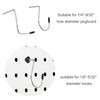 180pcs Pegboard Hook Locks, Peg Board Hook Stoppers Fit for
