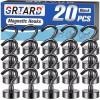 Grtard 20 Pack Magnetic Hooks Heavy Duty 25Lbs Strong Magnet