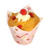 24 PME Tulip-Shaped Muffin Cases, Raspberry