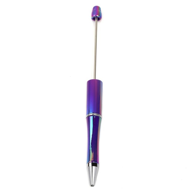 【P159】10pcs Opal Print Plastic Beadable Pen Bead Pens Ballpoint:_#5 Pink