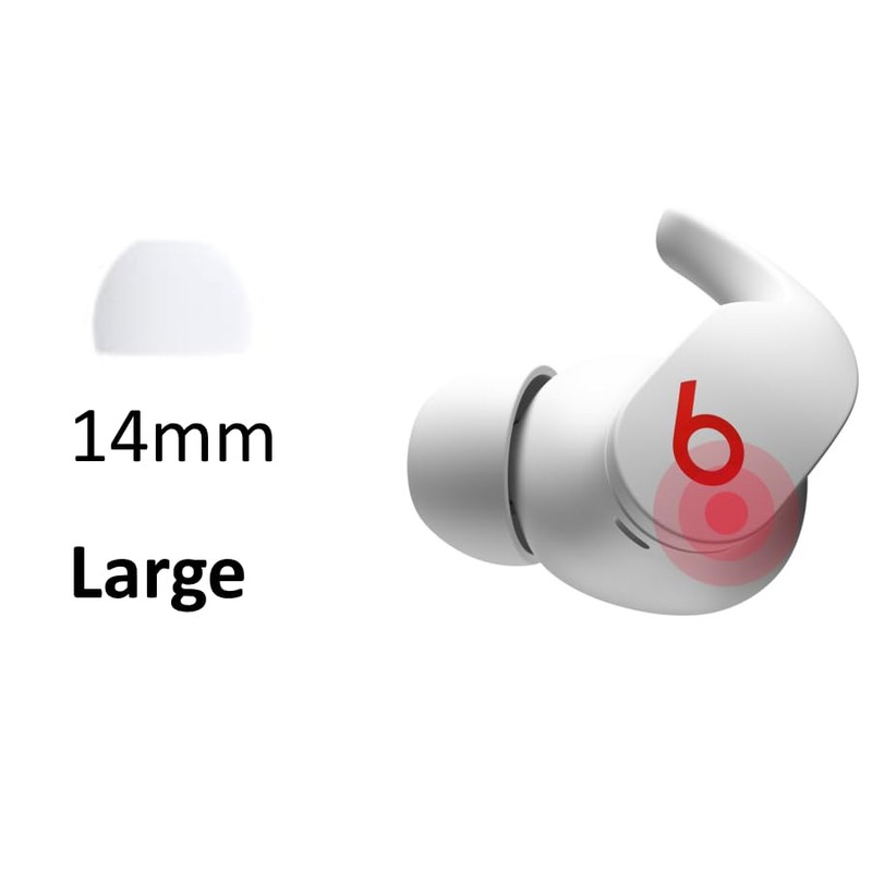 Zotech Replacement Earbud Tips for Beats Fit Pro Earbuds, 10