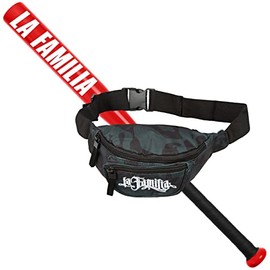 LA Familia Baseball Bat with Bag for Baseball 26 Inches Aluminium Red