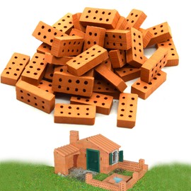 100 Pcs Mini Bricks, mini bricks building set, bricks for kids, DIY sticky bricks can be used for toy house garden decorations and home decorations