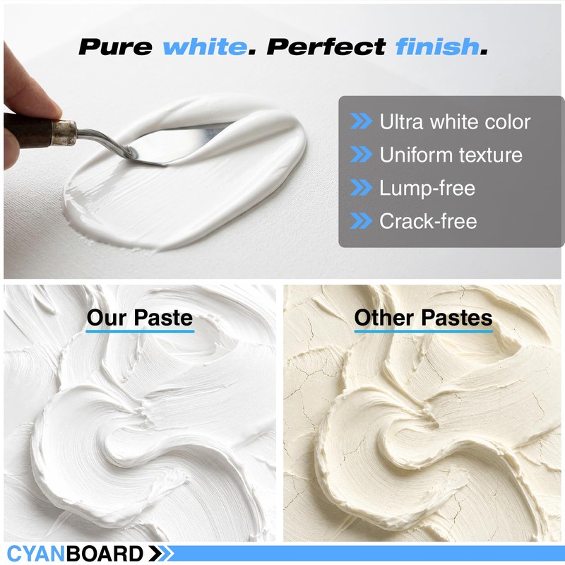 Cyanboard, Structural Paste Smooth Texture 500 GRS. Plastic arts, painting,