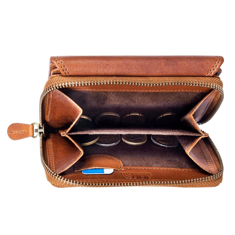 Benthill Women's Leather Wallet - Genuine Leather Purse - Vintage