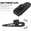 HengLiSam Tarp Clips, Heavy Duty Lock Grip, Clamps Withstand 60mph