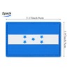 JBCD Honduras Flag Patch Honduran Tactical Patch - PVC Rubber