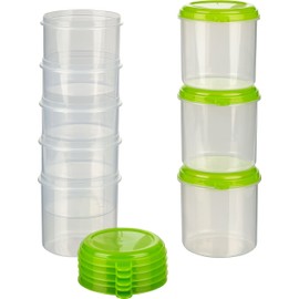 MiraHome Frischhaltedose Gefrierbehälter 0,75l rund hoch 8er Set grün Austrian Quality