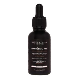 Suero Aclarante Ácido Mandélico 10% Mas Gluconolactona Para Manchas Y Todo Tipo de Piel Nuestra Tierra Cosmética