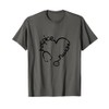 Hospice Nurse Stethoscope Heart Nursing T-Shirt