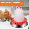 12 Inch Chicken Water Heater Base, 5 Gallons Poultry Drinker