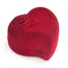 TRIXES Ring Box Engagement Luxury Red Love Heart Wedding Proposal