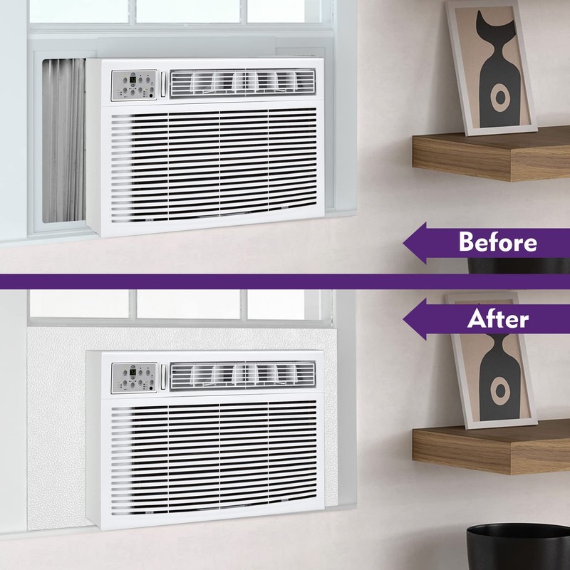 Mxclimate Full Surround Window AC Insulation Foam Side Panels for