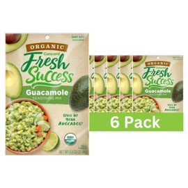 Concord Foods Organic Guacamole Mix Just Add Avocados for Perfect Homemade Guacamole Dip Ideal for Parties, BBQs & Taco Nights Pure Taste for Guacamole Seasoning - 0.8 Ounce Pouches (6 Pouches Total)