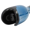 Automatic Curling Iron Wand LED Temperature Display Timer Blue Curling