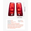 VEVOR Tail Light Assembly Compatible with 1988-1999 Chevy/GMC C/K 1500