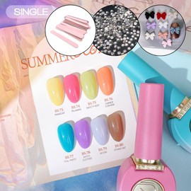 classic nail Bymuse Summer Croset Summer Gel Nail + 30 Parts / 바이뮤즈 썸머 크로셋 여름젤네일+파츠 30개