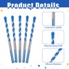 5 Piece Masonry Drill Bit Set for Concrete Tile Glass