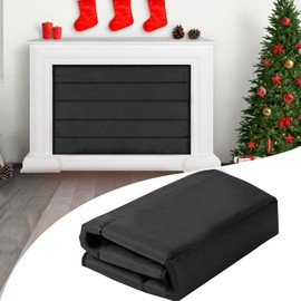 Magnetic Fireplace Blanket for Heat Loss Indoor Fireplace Covers Keep Drafts Out Fireplace Draft Stopper with Built-in 12 Strong Magnet for Iron Fire Place Frame Fireplaces Screen 41x29