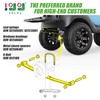 10L0L Golf Cart Heavy Duty Rear Leaf Spring Kit 4-Leaf