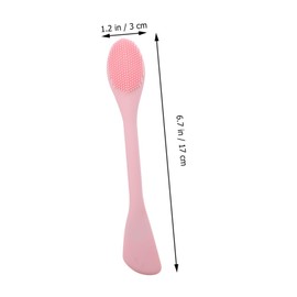 SAFIGLE 2Pcs Face Cleaning Brush Dual Sided Facial Scrubber for Gentle Exfoliation Massage for Use with Cleansers Masks Nordic