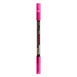 Nyx Professional Makeup, Powder Louder Brow Pencil, Lápiz de Cejas, Deep Brown