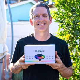 Brightology Colorize Solar Lights Color Change Ring Lights In-Ground 6 Pack