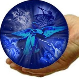 Pyramid Celestial Appartion Angel Miniature Bowling Ball Collectible