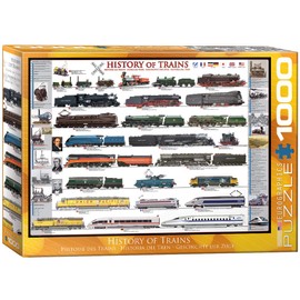 EuroGraphics History of Trains 1000 Piece Puzzle, 6000-0251
