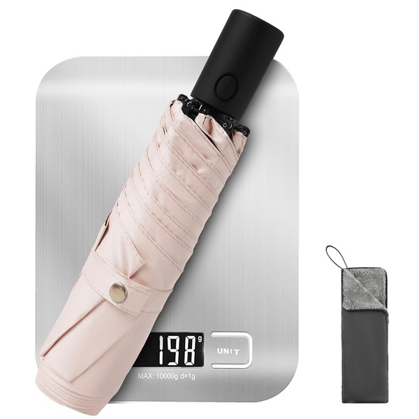 JIS Standard Lightest Carbon Umbrella, 6.7 oz (198 g), Folding