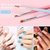 TEOYALL TEOYALL Nail Art Brushes, Nail Design Painting Brushes Builder